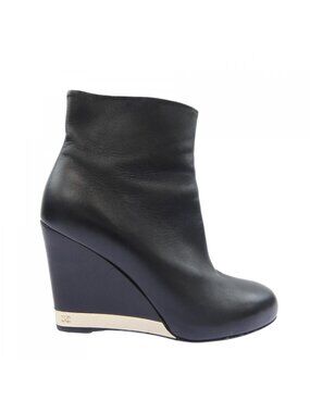 Chanel Short Boots Black